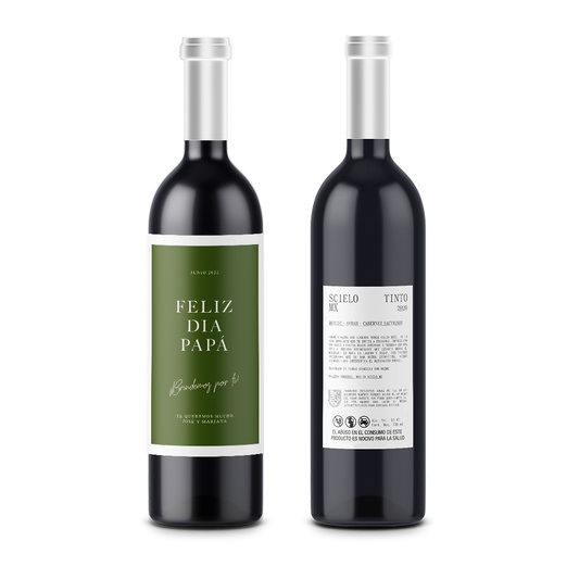 Feliz Día - Día del Padre - Scielo Etiqueta Personalizada