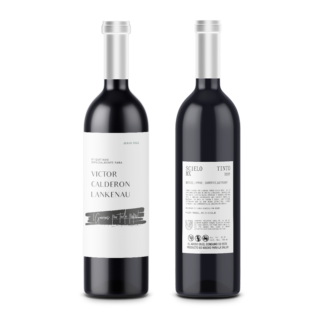 Cheers to us! - Wedding - Scielo Custom Label