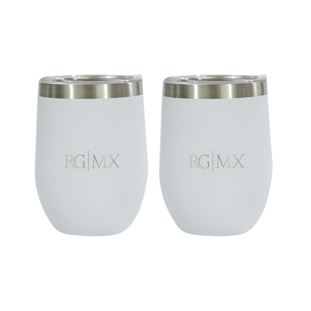 2 Pack Wine Tumbler RG 12oz