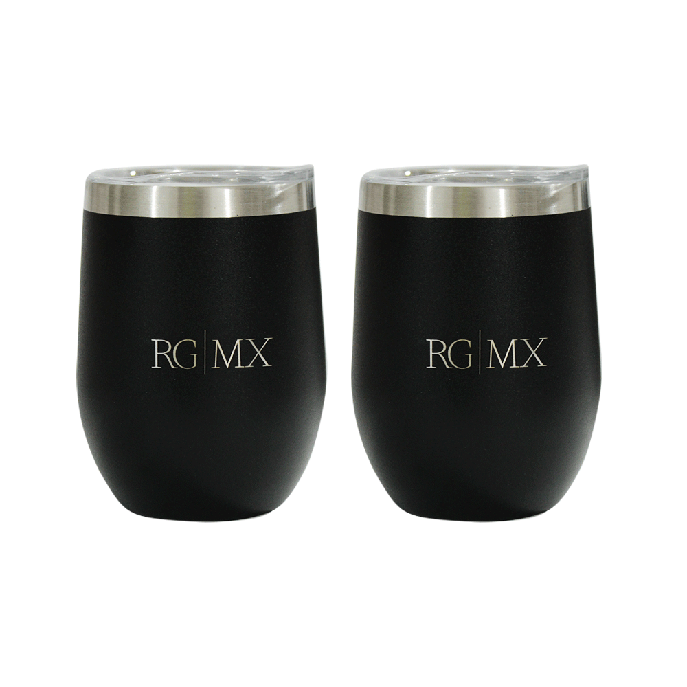 2 Pack Wine Tumbler RG 12oz