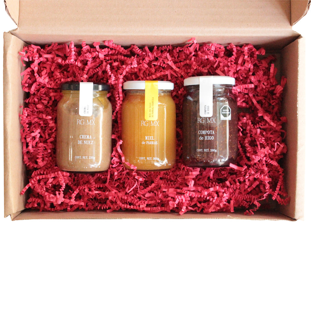 3 Pack Pecan Cream, Vine Honey and Fig Compote