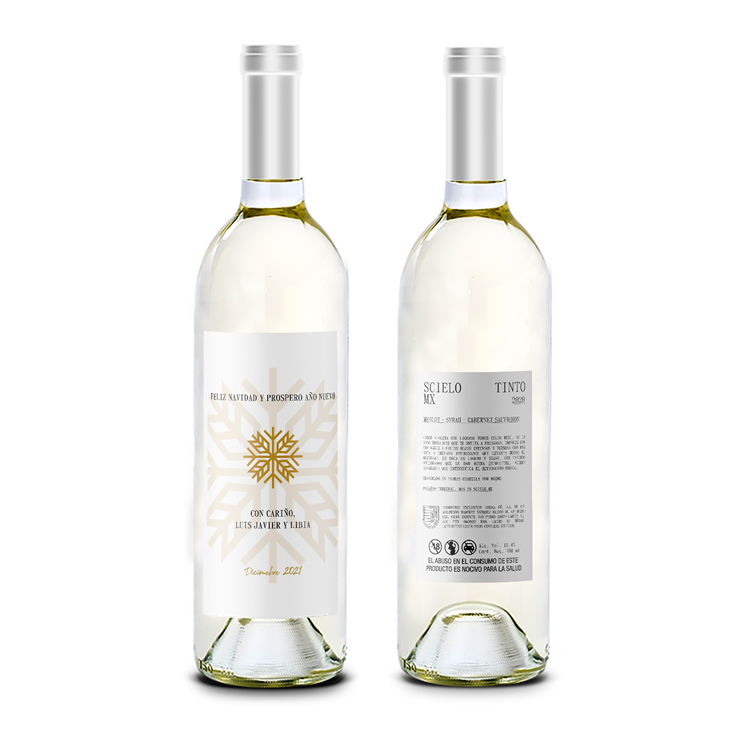 Happy Holidays - Christmas - Scielo Personalized Label