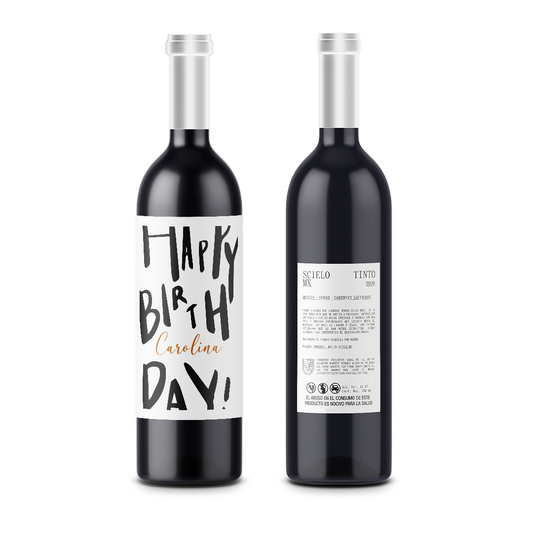 Happy Birthday! - Cumpleaños - Scielo Etiqueta Personalizada