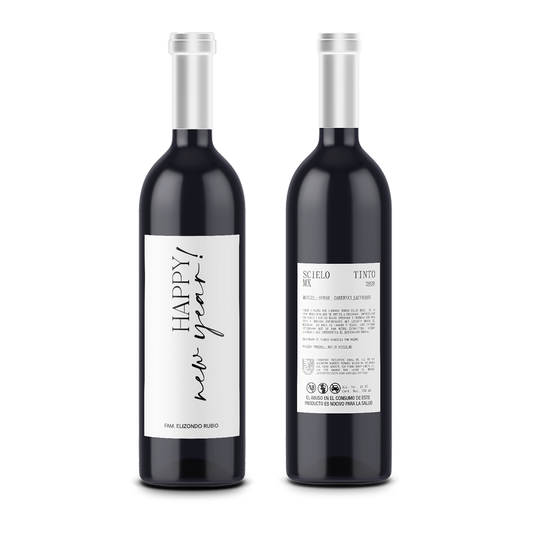 Happy New Year! - Año Nuevo - Scielo Etiqueta Personalizada
