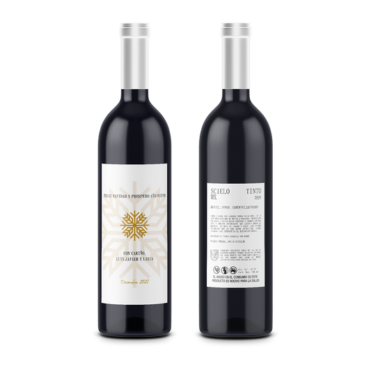 Happy Holidays - Christmas - Scielo Personalized Label
