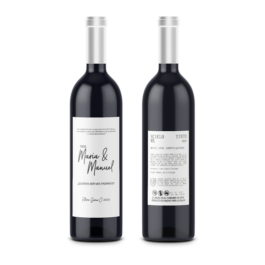 Confirmation of faith - Godparents - Scielo Personalized Label