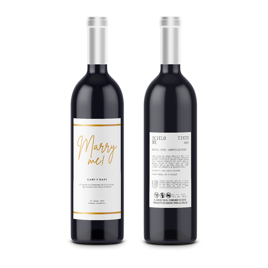 Marry Me! - Pedida - Scielo Etiqueta Personalizada