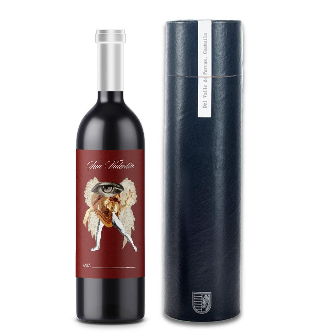 Regalo San Valentín - Etiqueta Personalizada + Cilindro