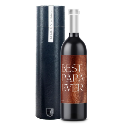 Best papá ever - Día del Padre - Botella + Cilindro