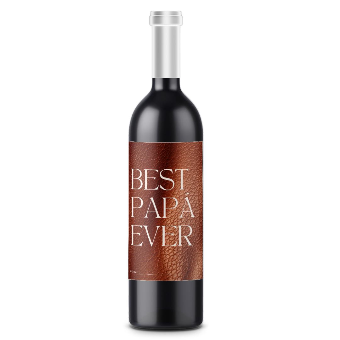 Best papá ever - Día del Padre - Scielo Etiqueta Personalizada
