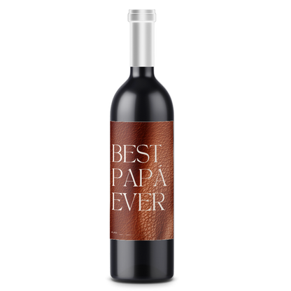 Regalo: Best papá ever - Etiqueta Personalizada + Productos Gourmet
