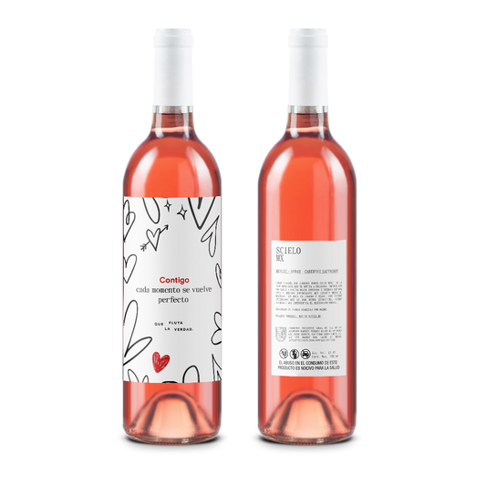 Contigo - San Valentín - Scielo Etiqueta Personalizada