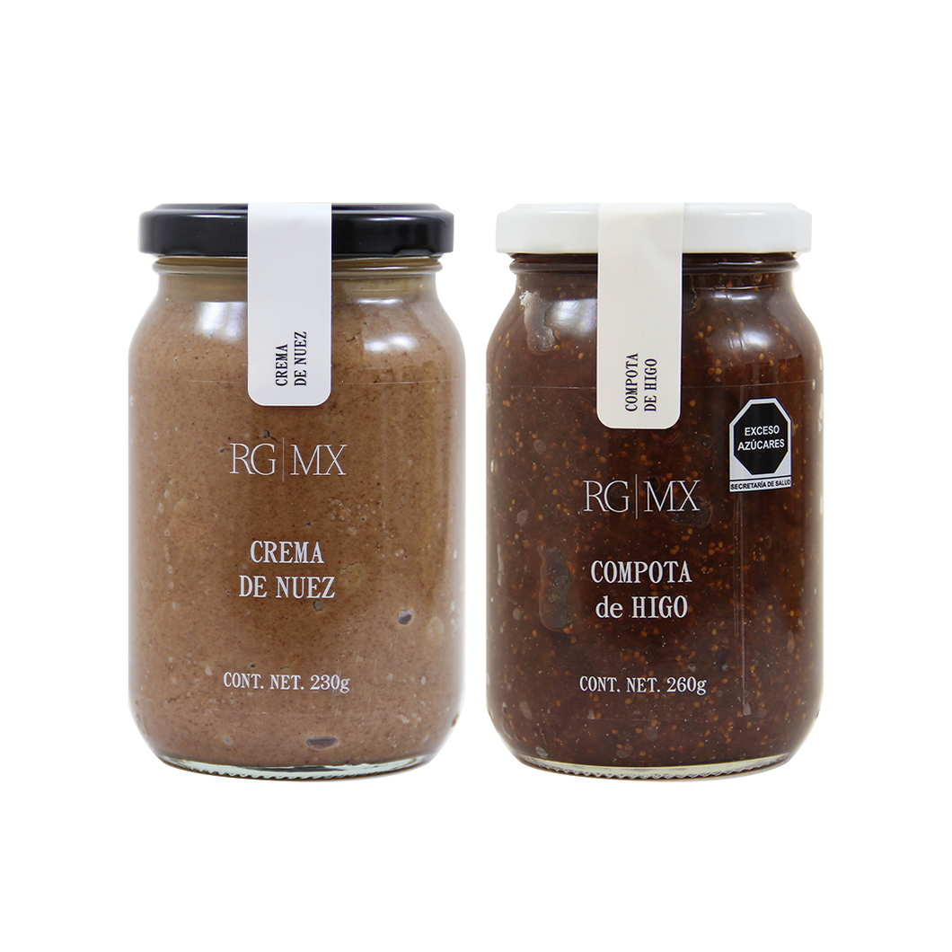 2 Pack Walnut Cream and Fig Compote