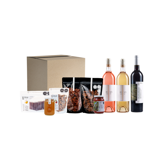 Caja de 3 Vinos + 6 Productos Gourmet