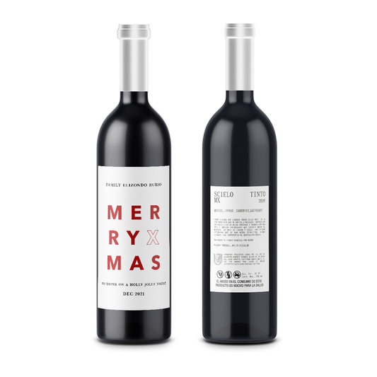 MERRY XMAS - Christmas - Scielo Personalized Label