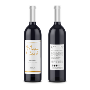 Marry Me! - Proposal - Scielo Personalized Label